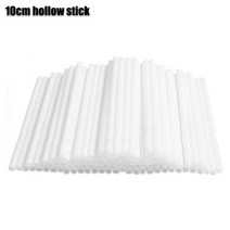 100PC 롤리팝 스틱 바 케이크 포장 가방 골드 실버 금속 트위스트 캔디 초콜릿과 쿠키 만들기위한, 100pc-hollow stick