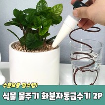 식물 물주기 화분자동급수기 2P 지킴이 화초 물조리개