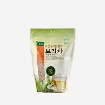 청오 국산 유기농 발아 보리차, 유기농 보리차 알곡 500g