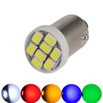 도어라이트 50 개 AC DC 6.3V 6V BA9S T4W 비극성 고스트 핀볼 게임기 LED 전구 깜박임 방지 8SMD 1206 화, 한개옵션1, 06 YELLOW