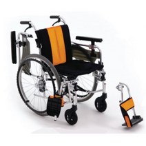 미키코리아 MIKI-W AH 중고 휠체어 팔걸이 높이조절 통타이어 (당일발송), 1