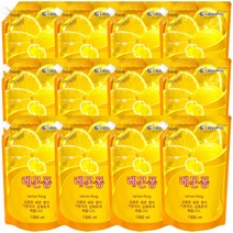 레몬퐁 주방세제, 12개, 1300ml