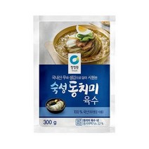 청정원 별미 청정원 동치미 육수 300g 자취 혼밥 식사 간식 체중조절 도시락, 6개