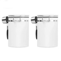 Sifei 스테인리스 스틸 가스 벤트 실 팟 커피보관용기 1.8L, 2개, White