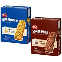 포스트 오곡코코볼바+콘푸라이트밀크바, 2개