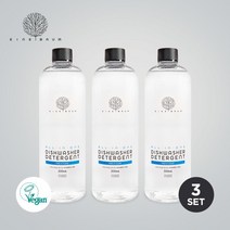 [아이너바움] 비건인증 올인원 1종 식기세척기 세제 500ml 3개세트, 상세 설명 참조