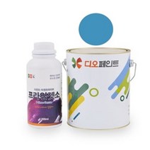 디오페인트 욕실용 타일페인트 1L_화장실타일 주방타일용세트( 리노타일 1리터+프라임젯소 250ml), 스테디26(스틸 블루)