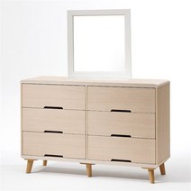 [천삼백케이] [로쏘] 카리스 와이드 화장대세트, 화이트