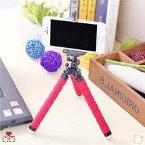 휴대용 미니 스마트폰 문어발 삼각대 관절 고릴라 유튜브 핸드폰, 레드, 베이직거치대홀더, 레드_베이직 거치대 홀더