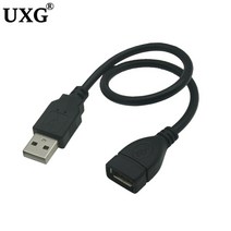 VR 메타버스 가상현실 체험 헤드셋 휴대폰호환 컨트롤러 90도 각진 USB 연장 케이블 2.0 TV PS4 속도 데이, 01 Straight_02 20cm