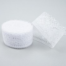 의류 재봉 천10 미터/묶음 4.5cm 레이스 테이프 DIY 의류 봉제 및 패브릭 화이트 블랙 핑크 퍼플 트리밍 선, 01 40mm White