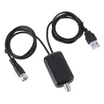 HDTV안테나 안테나증폭기 수신 범위 확장 USB 전원 공급 장치 HDTV 공중 증폭기 신호 부스터 TV 안테나 더 많은 채널 받기, [01] 1pcs