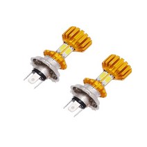 야마하 막삼 오토바이 골드에디션 LED 전조등 H4 1pcs