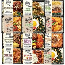 [정연푸드] 아워홈 온더고 식사대용 냉동도시락 12종 세트. 각1개씩 한끼
