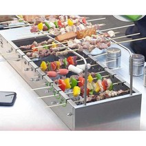 전기 그릴 바베큐그릴 양꼬치그릴 닭꼬치기계 자동, 양꼬치구이 스텐