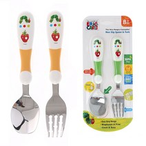 [에릭칼] 논슬립다기능 스푼포크세트, 색상:오렌지