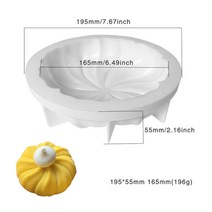 호박 실리콘 몰드 무스 케이크 디저트 로스팅 몰드