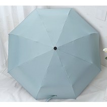 민트색 3단 자동 양우산 양산 접는 우산 양산겸 자외선차단 우드 나무 손잡이 엔틱