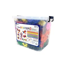 블록완구 뉴꼬마사각블럭3 350PCS 케이스포함, 단품