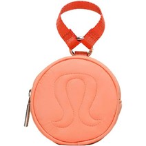 Lululemon Athletica 룰루레몬 로고 파우치 Golden Apricot/Warm Coral Logo Pouch, 기본