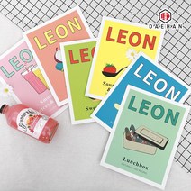LEON 양면 카드 촬영 소품 감성 인테리어 벽장식 레옹 잡지 책, 05_레옹카드-에이드