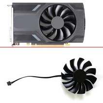 87mm PLA09215B12H EVGA GTX 1060 960 950 SC 게임용 4 핀 DC 12V GPU 팬 ITX 쿨러 그래픽 비디오 카드, 01 PLA09215B12H