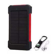 태양광 보조배터리 태양 보조베터리 20000mAh 외부 배터리 빠른 충전 방수 SOS 손전등 케이블, [01] 20000mah, [02] only Cable