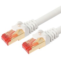 NEXi CAT8 SFTP 기가비트 인터넷연결 고속 랜케이블 공유기 모뎀 네트워크 연결선, 7.5m, 1개