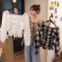 랩 펀칭 모코블리 블라우스 B0026