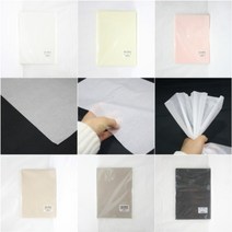 핸드메이크 습자지 색화지 8절 / 선물 꽃 포장 종이 포장지 - 400장, 15. 영문작은레터링(블랙)