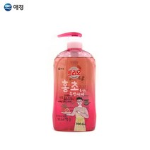 석류홍초 야채 과일 세정 주방세제 750mL 플라스틱 펌핑 용기형 5개입 1세트, 1개