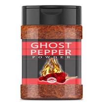 Ghost Pepper Powder (Bhut Jolokia Chili) - 3.5 oz/１00 gm 100% Pure Smoked Hottest Spicy Chili Po, 1