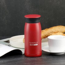 텀블러 350ml 보온병 보냉병 단체 학교 판촉 1+1 레드, 단품, 단품