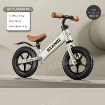 어린이 균형 자전거 밸런스 바이크 10 12 14인치 무페달, 10인치 화이트 1~3세