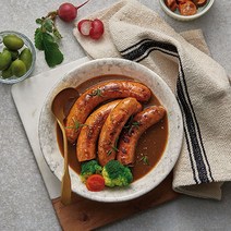 감탄소식 무설탕 무첨가 키토 매콤한 지리산흑돼지 95% 스파이시 수제소시지, 280g 1팩