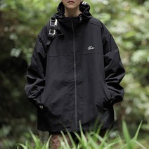 BJ가을신상 풍 아메리칸패션 심플자수후드