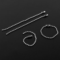 SOCEAN 제품 고리 군번줄 디피 태그 체인 10CM 500P 커넥션액세서리 상품택구슬줄 열쇠고리사슬홀더 쇠줄스트랩키링 악세서리키홀더 파우치스트랩사슬 금속가방걸이 키링부속품 열쇠고리만들기