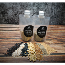 컬러풀방앗간 17가지영양곡물 국산미숫가루 식사대용 서리태 검은콩선식, 블랙 그레인 3종 미숫가루 35g x 9개