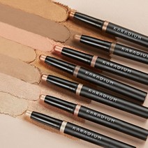 [1+ 1] [카라디움] 샤이닝 펄 섀도우 스틱, 색상:09호 로즈골드|색상2:02호 아이스핑크, 1세트