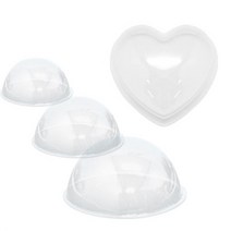 대진교육 투명반구 9cm 12cm 16cm 하트반구, 10개입