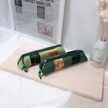 뉴비엘(NuubiL) 삼각 필통 롤형, 카키