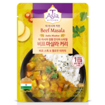 티아시아키친 비프 마살라 커리, 170g, 45개