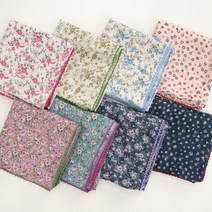 [디얼마미] 허니 잔꽃 손수건 스카프 미시 중년 여성 50대 엄마스카프