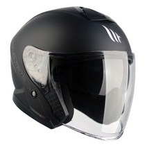 [MT 헬멧] 오픈페이스 THUNDER 3 SV JET MATT BLACK 썬더 3 선바이저 젯 무광 블랙