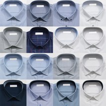 남성용 빅사이즈 반팔 일자핏 패턴 와이셔츠 (95~130)