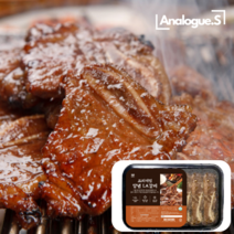 양념 LA갈비 1KG 초이스등급 엘에이 구이 소갈비 찜 숙성육 HACCP 인증 아날로그쇼퍼 추천, 3팩