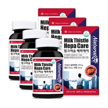네추럴라이즈 밀크씨슬 헤파케어, 90정, 3개