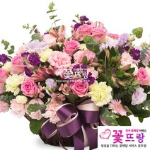 꽃뜨랑 축하꽃바구니 축하선물 생일선물 생화 전국당일꽃배달, C07 향기나는
