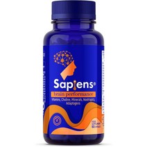 Supreme Nutrients 정신 에너지 주의력 집중 기억 게임 - 연구 및 작업 - 60 캡슐 60 Ginkgo Biloba 비타민 B 비타민 C 비타민 D- 사, 1개