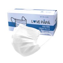 러브파파 데일리 마스크 x 50매 국내생산 3중필터